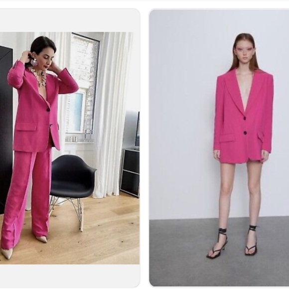 🩷 STRAIGHT CUT BLAZER - Picture 6 of 13